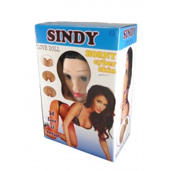vibrační nafukovací panna Sindy 3D