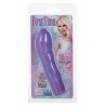 Vibrátor First Time - Silicone Wave fialový