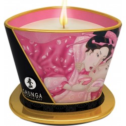Shunga - masážní svíčka Rose Petals- 170 ml